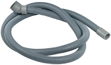 Smeg Dishwasher 1.86Mtr. Drain Hose Straight 19mm To Slight Angle End 29mm Internal Dia's. - 758973067
