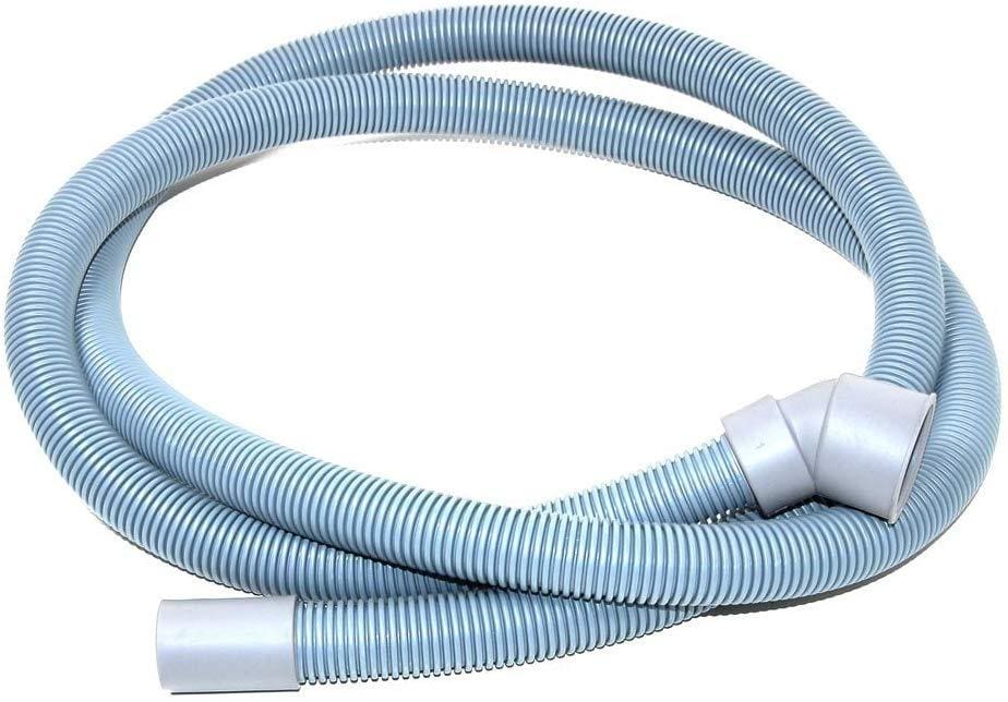 Smeg STX6L Dishwasher 1.86Mtr. Drain Hose Straight 19mm To Slight Angle End 29mm Internal Dia's.