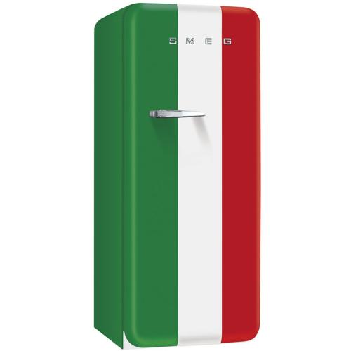 Smeg FAB28UITR1 FAB28 50's Retro Style Refrigerator with Right-Hinge Door, Italian Flag Design
