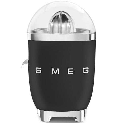Smeg CJF01BLMUS 50's Retro Style Citrus Juicer with Automatic Start/Stop Function, Matte Black