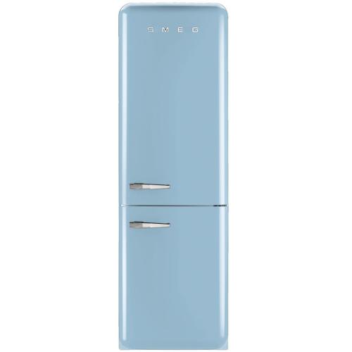 Smeg FAB32UPBRN FAB32 50's Retro Style Bottom-Freezer Refrigerator with Right-Hinge Door, Pastel Blue, No Frost Technology