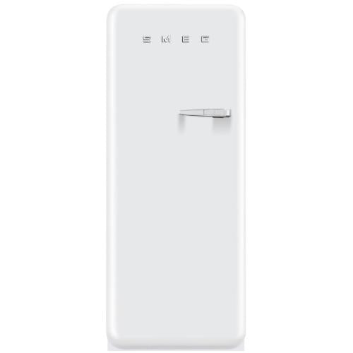 Smeg FAB28UWHL1 FAB28 50's Retro Style Refrigerator with Left-Hinge Door, White