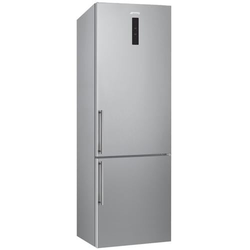 Smeg FC200UXE Freestanding Bottom-Freezer Refrigerator, 24-Inch, Stainless Steel Finish