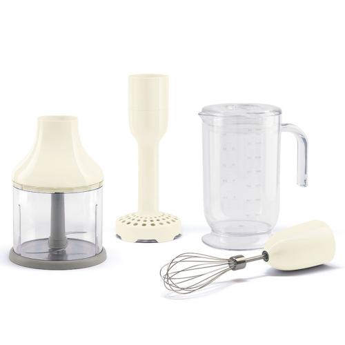 Smeg HBAC01CR Hand Blender Accessory Collection Set, Cream