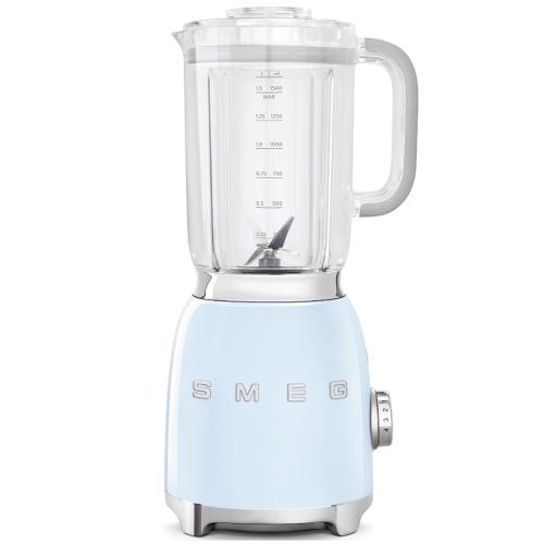 Smeg BLF01PBUS 50's Retro Style Countertop Blender with 48 oz Tritan Jug, Pastel Blue