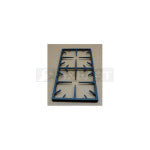 Smeg 2 Fires Grid Assembly - 694091975