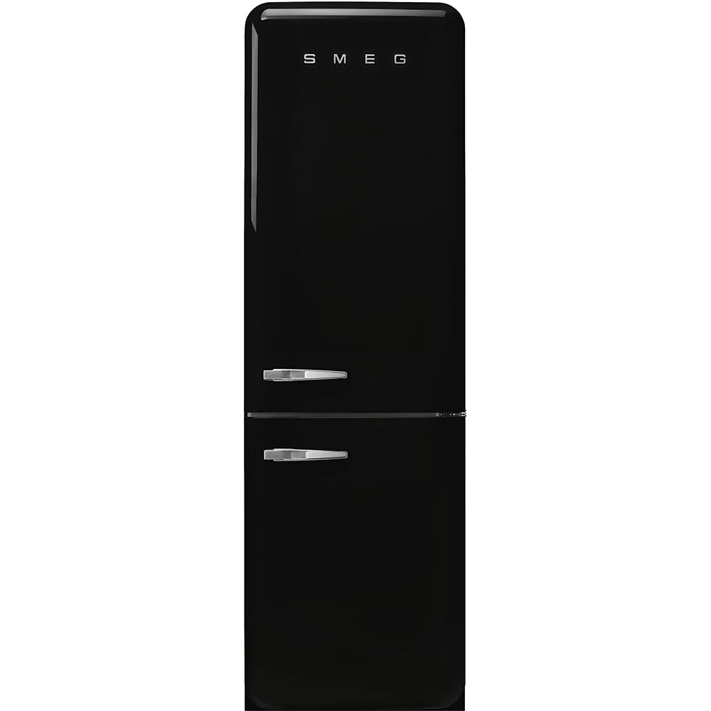 Smeg FAB32URBL3 50's Retro Design 24 Inch Freestanding Bottom Mount Refrigerator with 11.69 Cu. Ft. Total Capacity