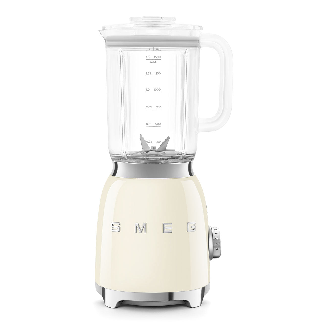 Smeg BLF03CRUS Retro Style Aesthetic Cream 4-Speeds Blender