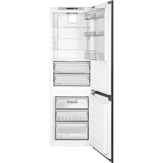 Smeg CB300U 24 Inch Built-in Bottom Freezer Refrigerator with 8.4 Cu. Ft. Capacity