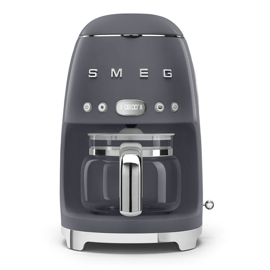Smeg DCF02GRUS Drip Filter Coffee Machine with 10-Cup Capacity