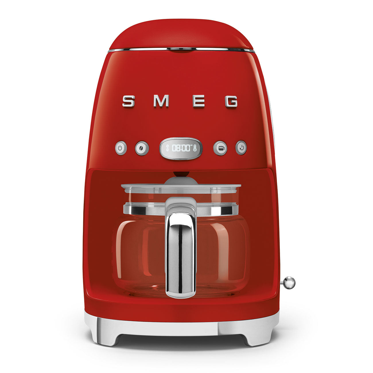 Smeg DCF02RDUS 12 Inch Drip Filter Coffee Machine with 10-Cup Capacity