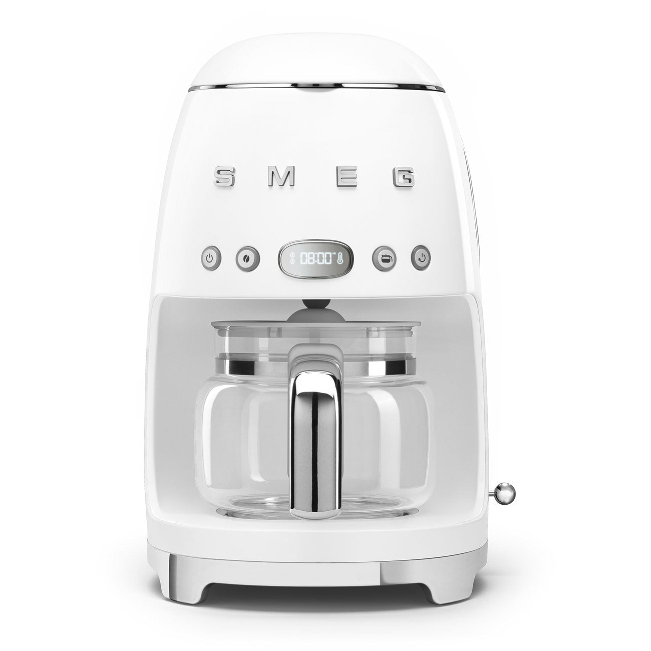 Smeg DCF02WHUS Drip Filter Coffee Machine with 10-Cup Capacity