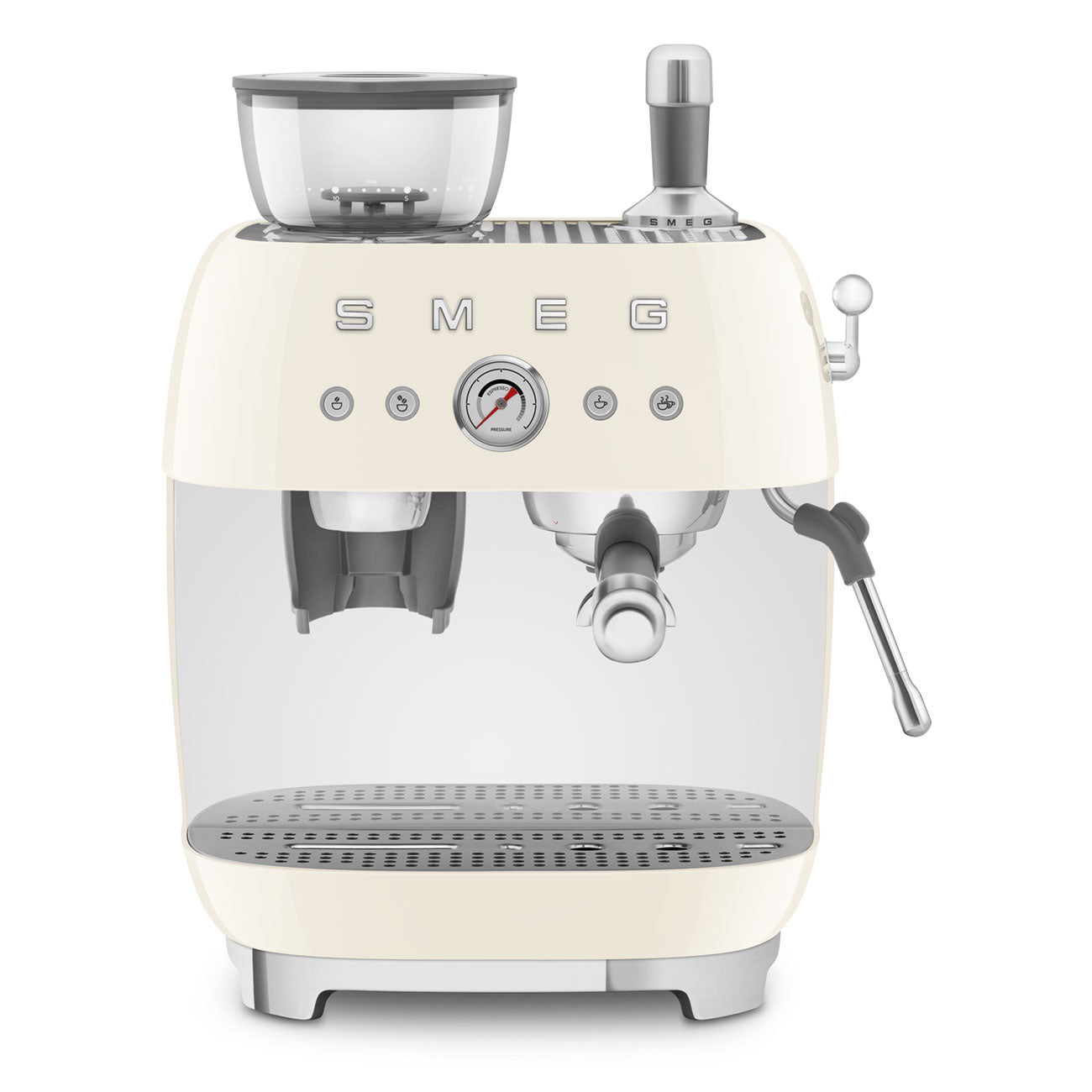 Smeg EGF03CRUS Manual Espresso Coffee Machine Retro-style