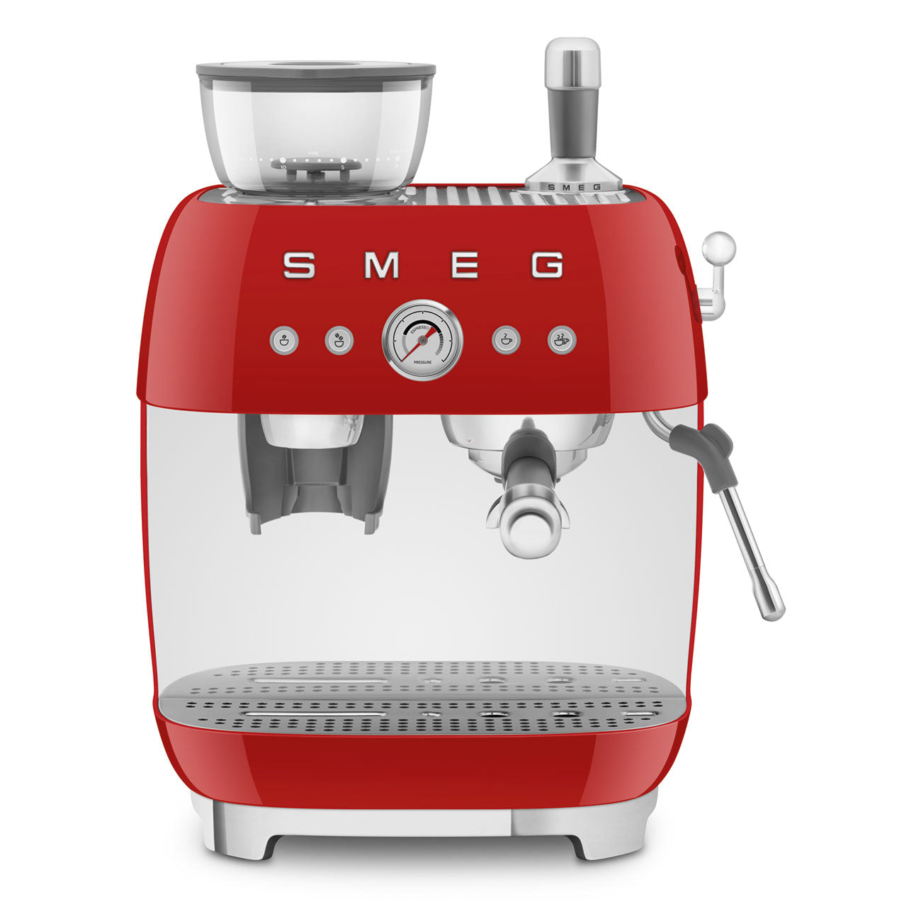 Smeg EGF03RDUS Manual Espresso Coffee Machine Retro-style