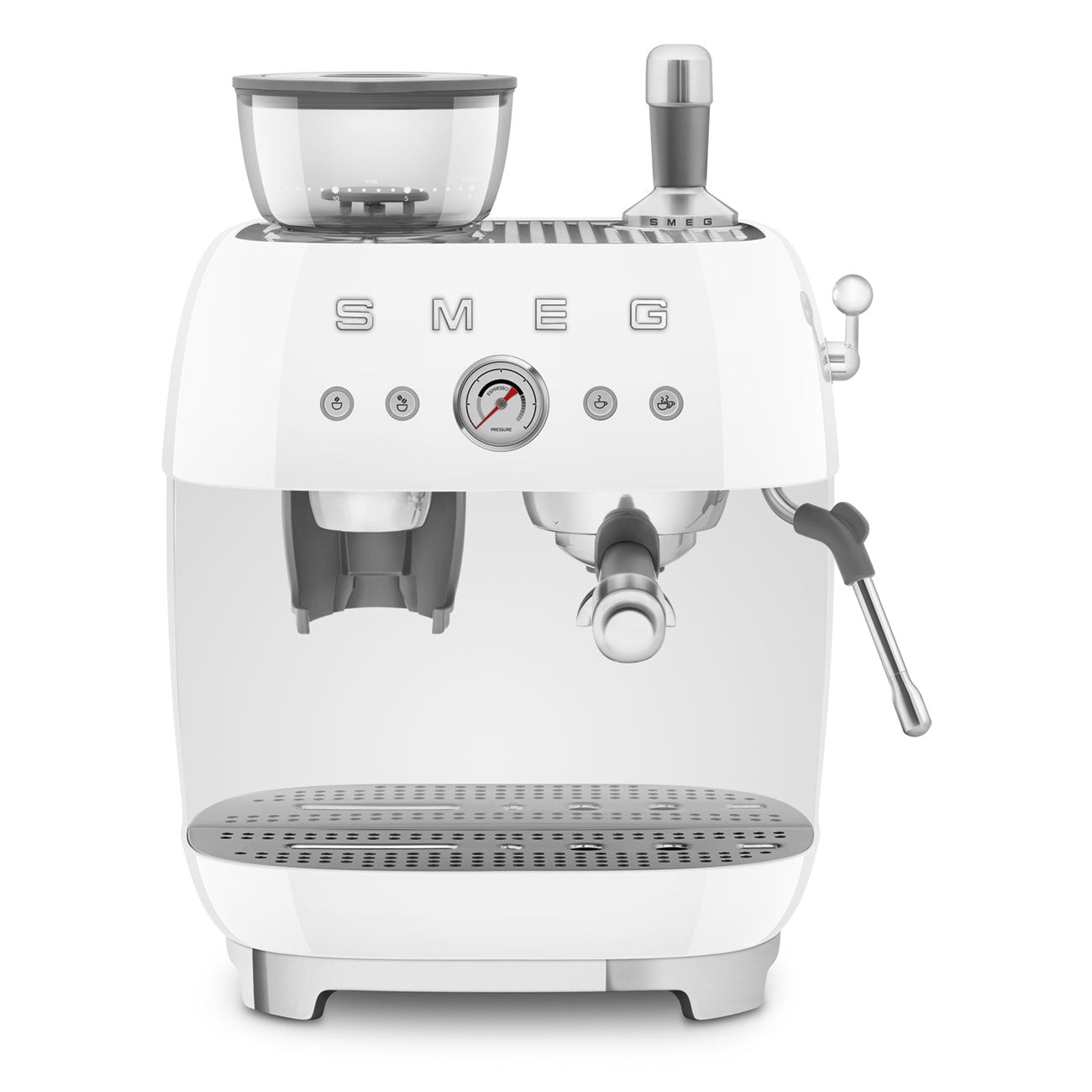 Smeg EGF03WHUS Manual Espresso Coffee Machine Retro-style