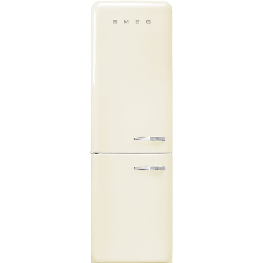 Smeg FAB32ULCR3 50's Retro Design 24 Inch Freestanding Bottom Mount Refrigerator with 11.69 Cu. Ft. Total Capacity