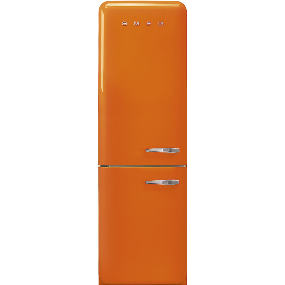 Smeg FAB32ULOR3 50's Retro Design 24 Inch Freestanding Bottom Mount Refrigerator with 11.69 Cu. Ft. Total Capacity