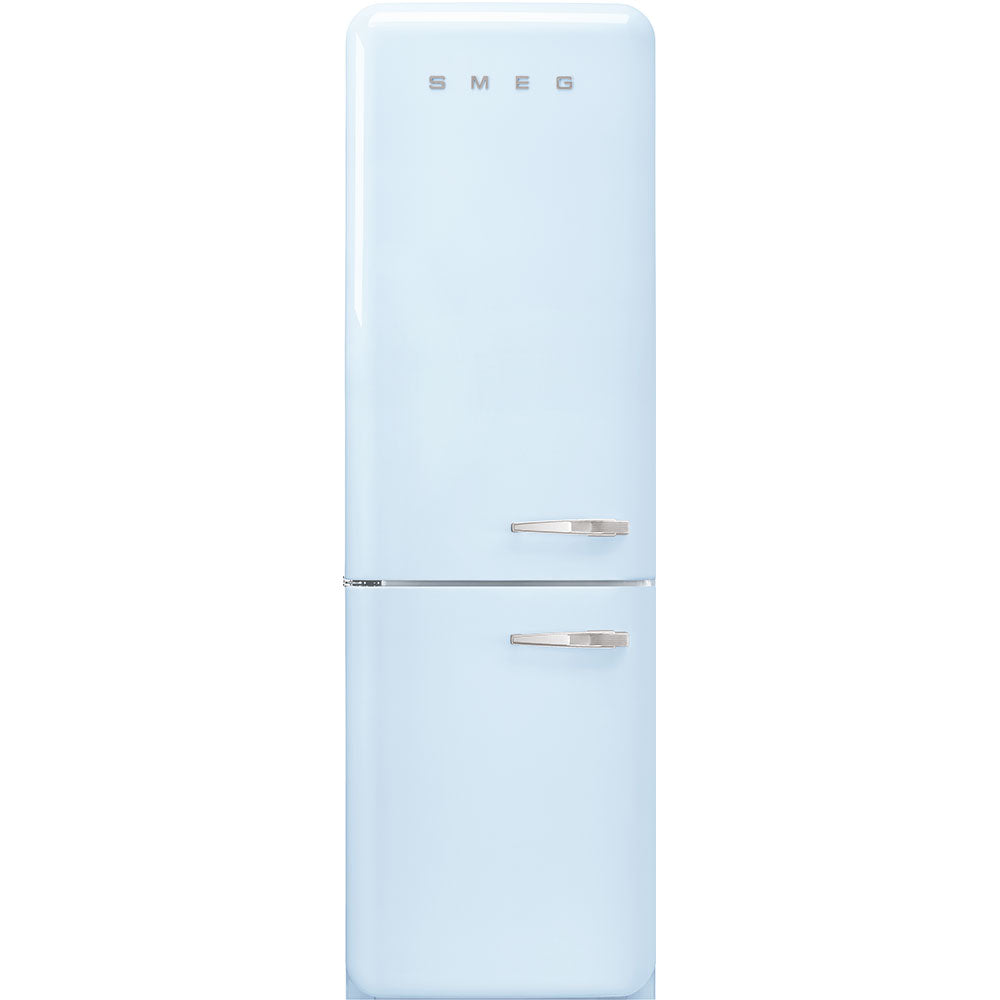 Smeg FAB32ULPB3 50's Retro Design 24 Inch Freestanding Bottom Mount Refrigerator with 11.69 Cu. Ft. Total Capacity