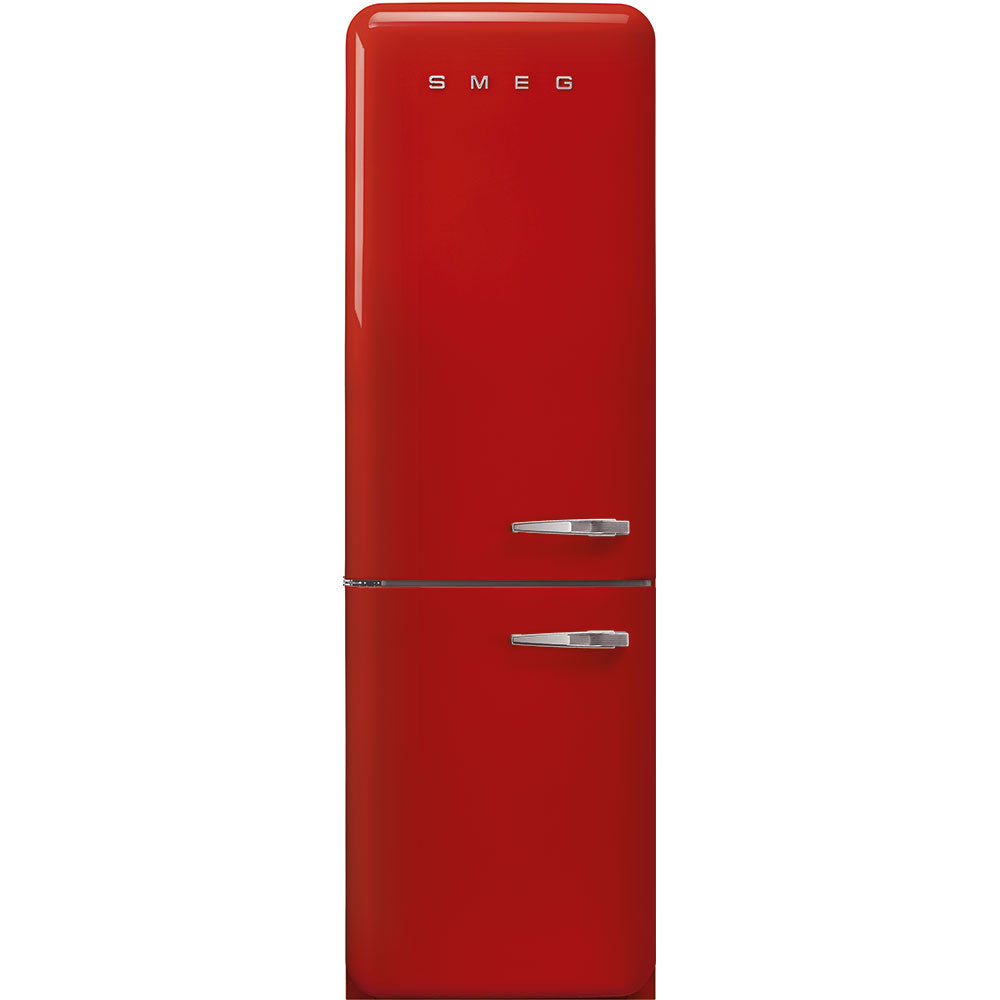 Smeg FAB32ULRD3 50's Retro Design 24 Inch Freestanding Bottom Mount Refrigerator with 11.69 Cu. Ft. Total Capacity