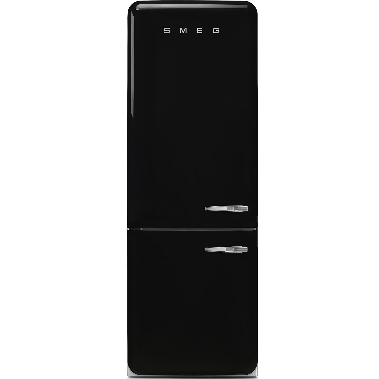 Smeg FAB38ULBL 50's Retro Design 28 Inch Freestanding Bottom Mount Refrigerator with 18 Cu. Ft. Total Capacity