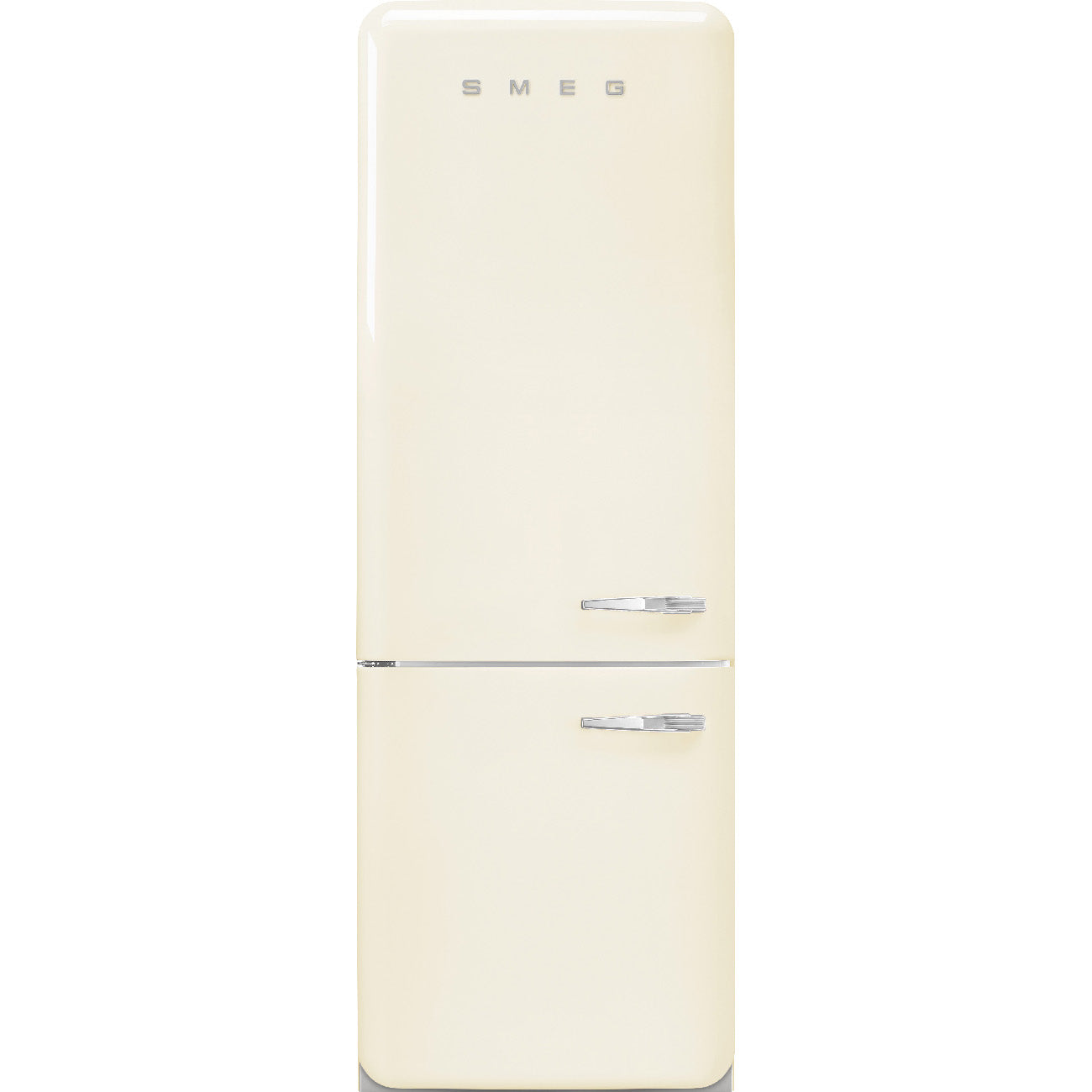 Smeg FAB38ULCR 50's Retro Design 28 Inch Freestanding Bottom Mount Refrigerator with 18 Cu. Ft. Total Capacity