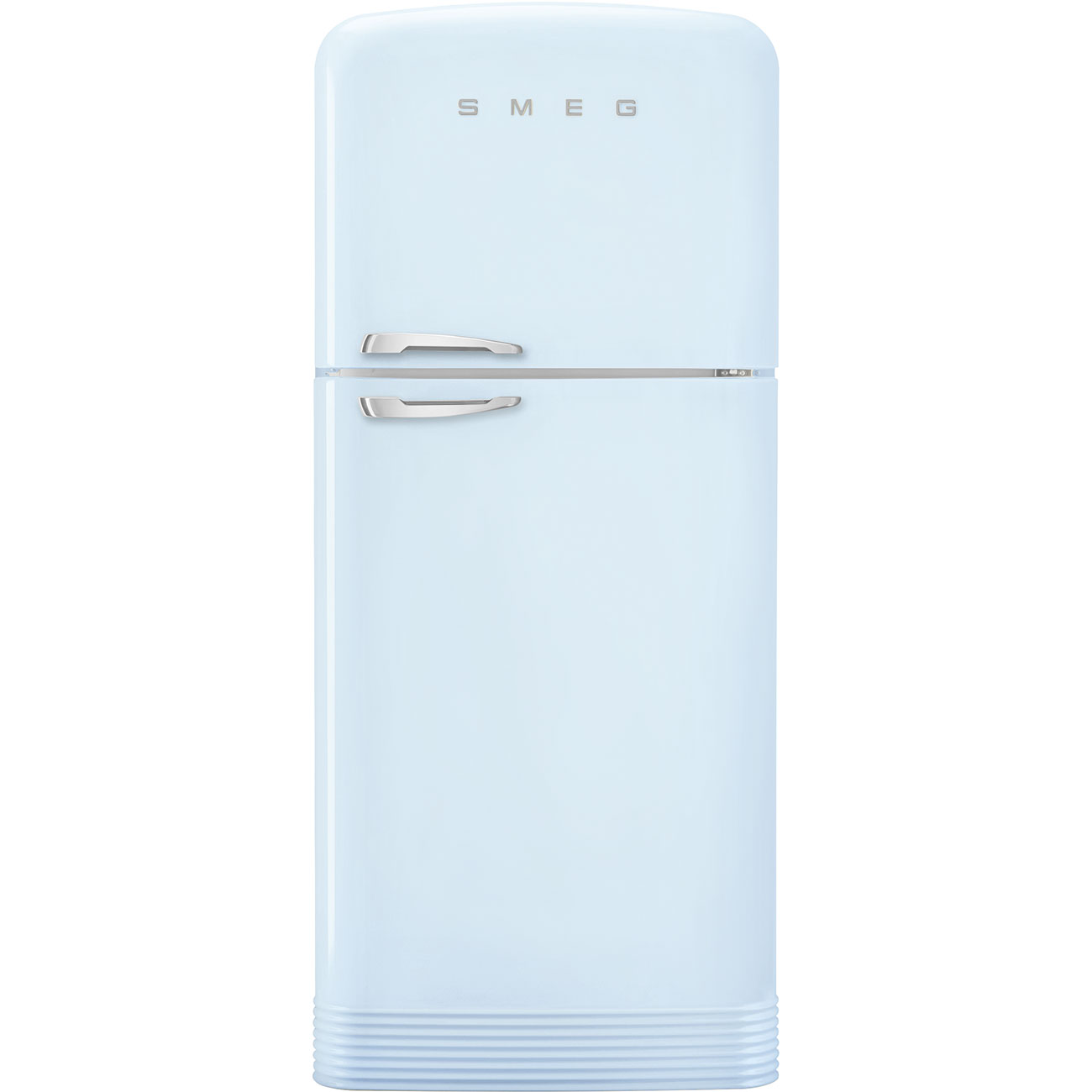 Smeg FAB50URPB3 50's Retro Design 32 Inch Freestanding Top Freezer Refrigerator with 19.28 cu. ft. Total Capacity