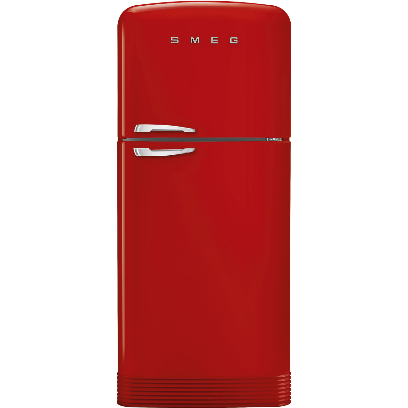 Smeg FAB50URRD3 50's Retro Design 32 Inch Freestanding Top Freezer Refrigerator with 19.28 cu. ft. Total Capacity