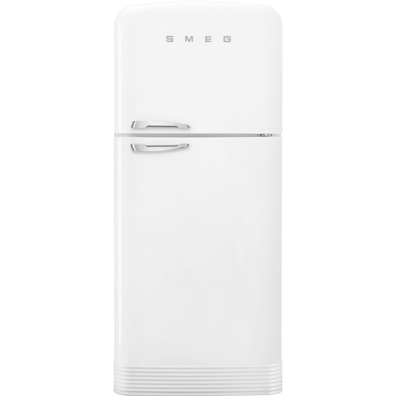 Smeg FAB50URWH3 50's Retro Design 32 Inch Freestanding Top Freezer Refrigerator with 19.28 cu. ft. Total Capacity