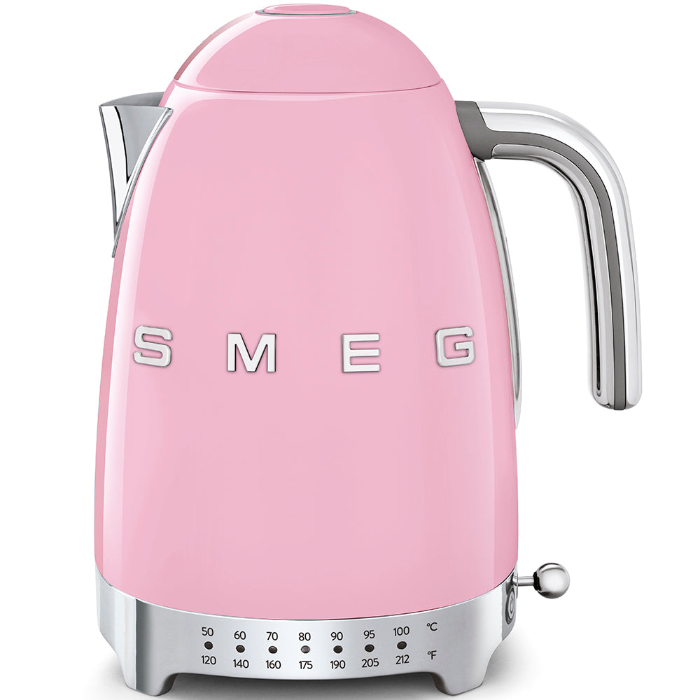 Smeg KLF04PKUS 50's Retro Design Electric Variable Temperature Kettle with 56 oz. Capacity