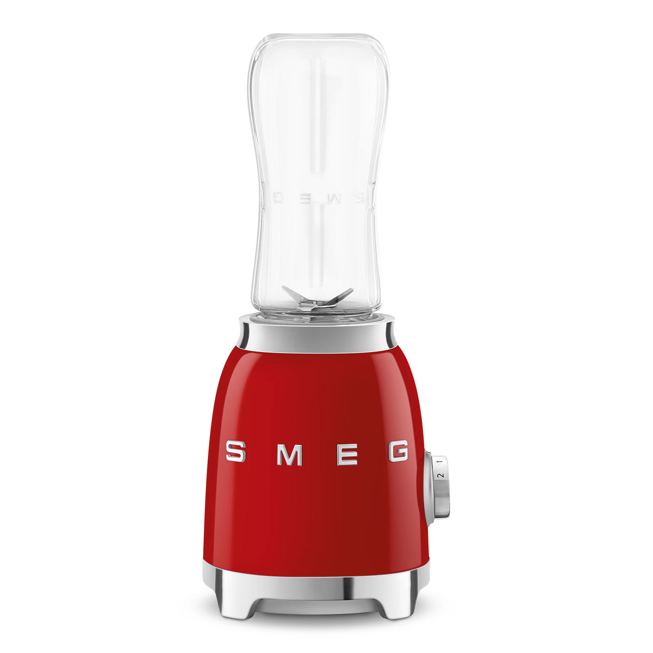 Smeg PBF01RDUS Retro-style Retro Personal Blender with 2 Bottles