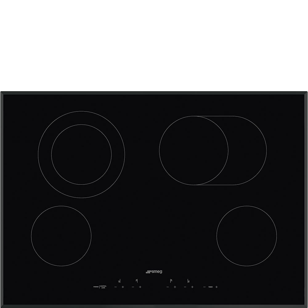 Smeg SEU304EMTB 30 Inch Electric Cooktop with 4 Cooking Zones