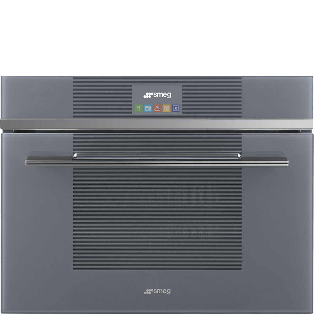 Smeg SFU4104MCS 24 Inch Built-In Speed Oven with Microwave and Convection