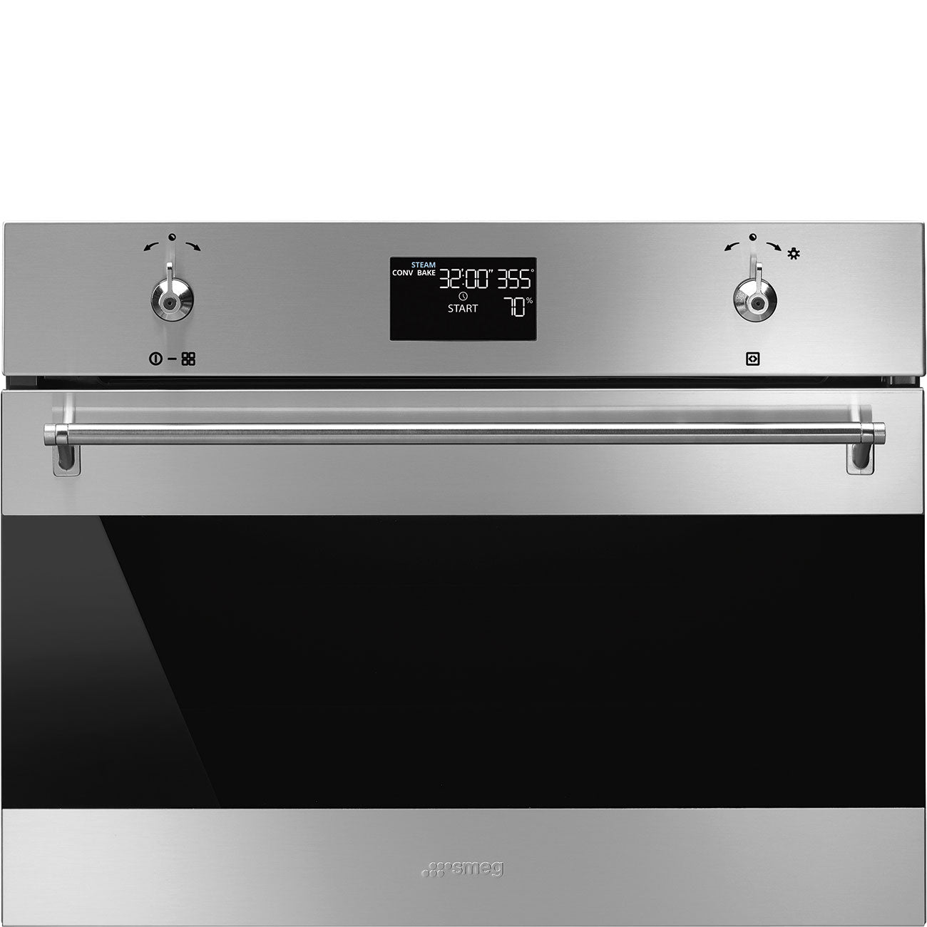 Smeg SFU4302VCX 24 Inch Electric Steam Oven with 1.77 cu. ft. Capacity