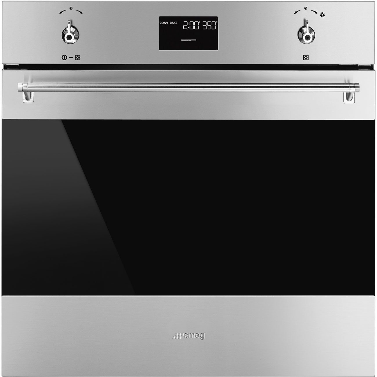 Smeg SFU6302TVX 24 Inch Single Convection Electric Wall Oven with 2.8 cu. ft. Total Capacity