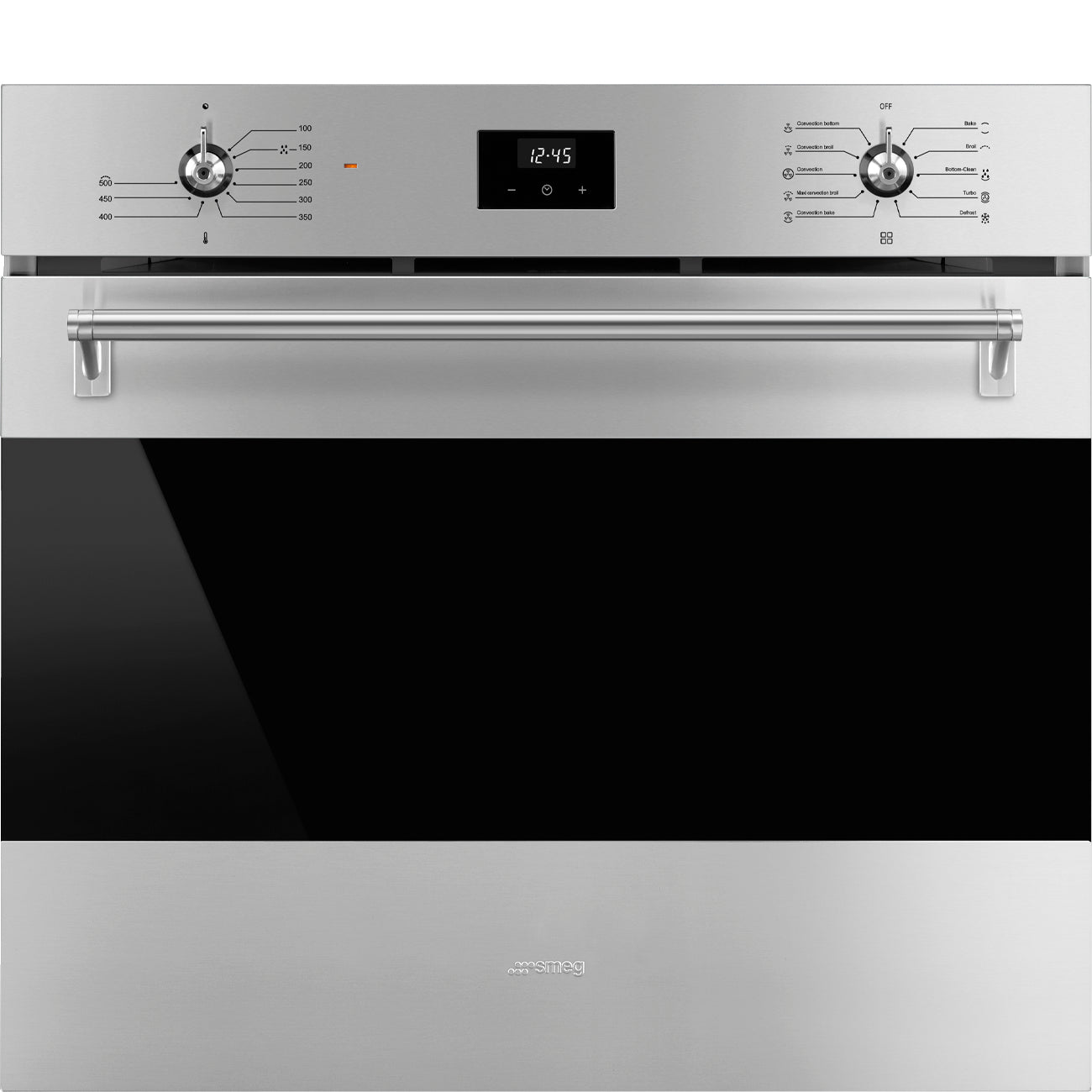 Smeg SOU3300TX 30 Inch Single Convection Electric Wall Oven with 2.79 Cu. Ft. Oven Capacity