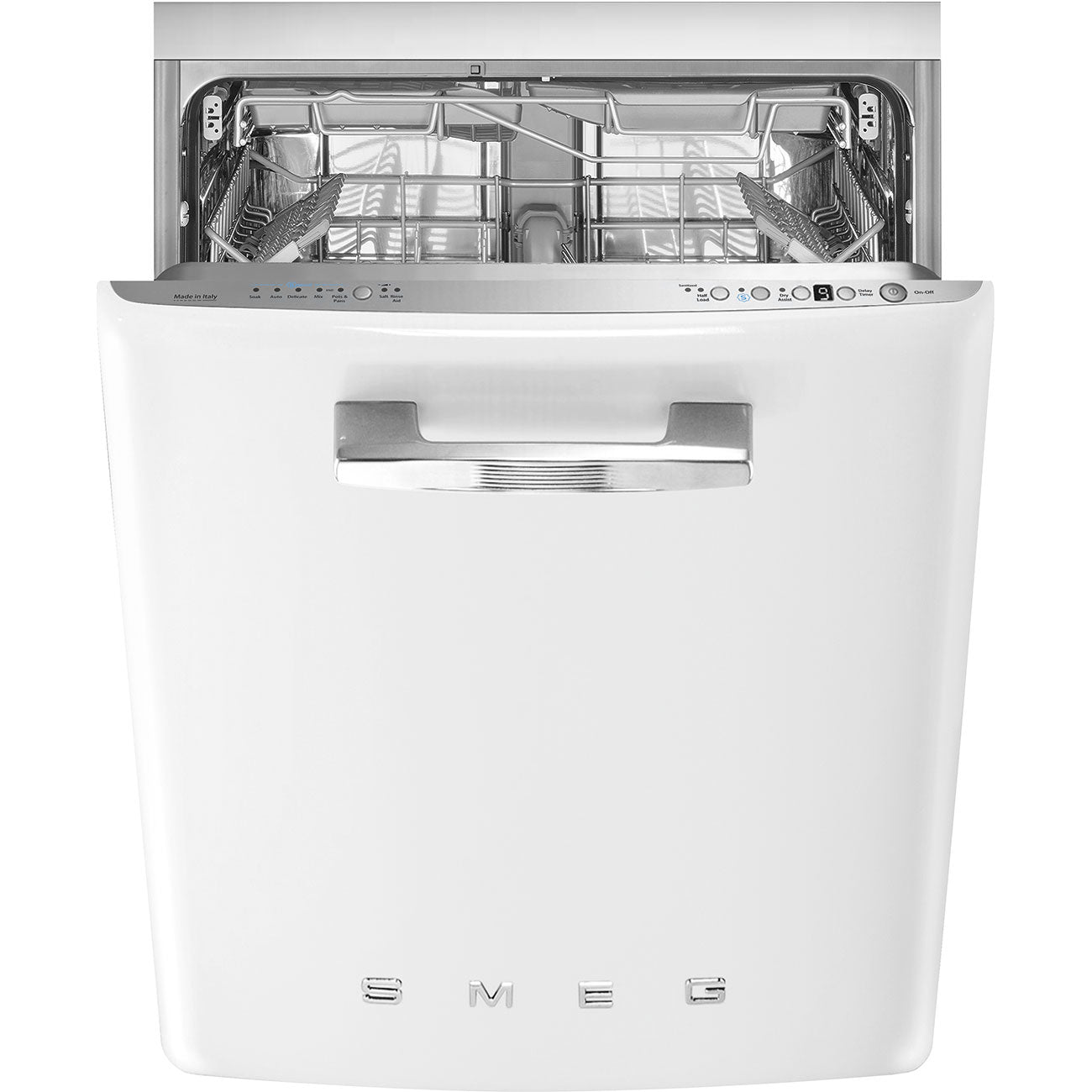 Smeg STU2FABWH2 24 Inch Fully Integrated Dishwasher with 13 Place Setting Capacity