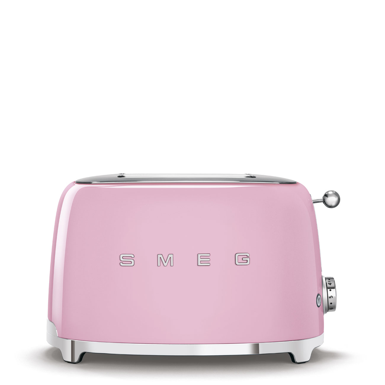 Smeg TSF01PKUS Retro-Style Countertop Toaster with 2 Slice Capacity