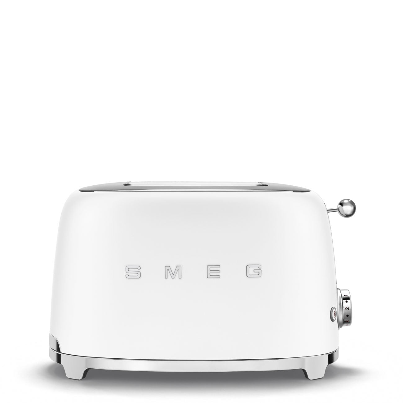 Smeg TSF01WHMUS Retro-Style Countertop Toaster with 2 Slice Capacity