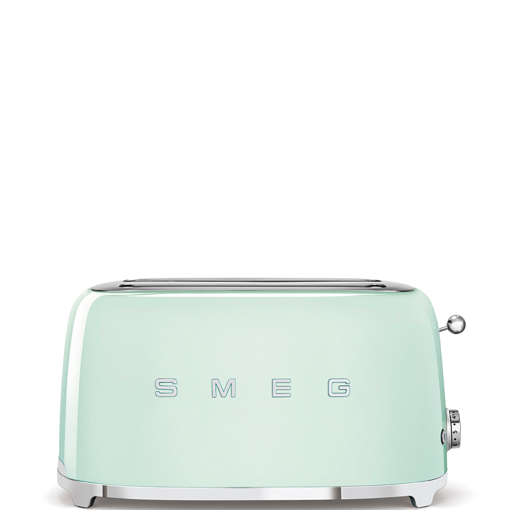 Smeg TSF02PGUS Retro-Style Countertop Toaster with 4 Slice Capacity