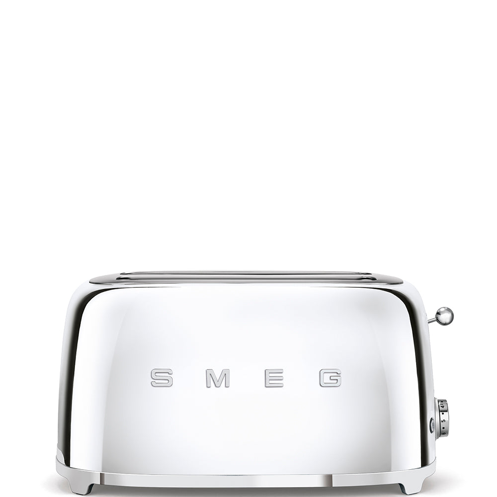 Smeg TSF02SSUS Retro-Style Countertop Toaster with 4 Slice Capacity