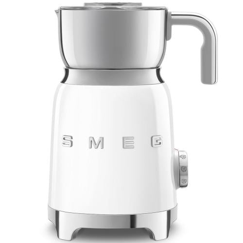 Smeg MFF01WHUS 50's Retro Style Automatic Milk Frother and Hot Chocolate Maker, White