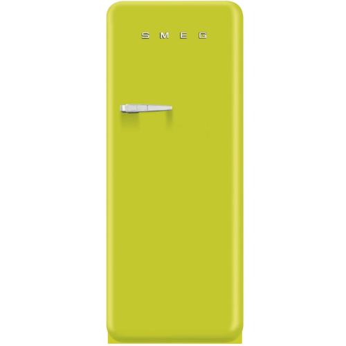 Smeg FAB28ULIR1 FAB28 50's Retro Style Refrigerator with Right-Hinge Door, Lime Green