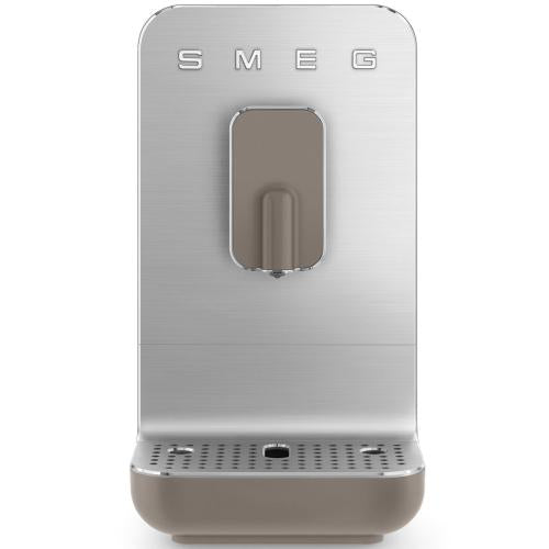Smeg BCC01TPMUS Fully Automatic Bean-to-Cup Coffee Machine with Integrated Grinder, Taupe Matte