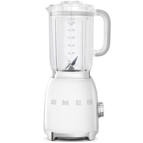 Smeg BLF01WHUS 50's Retro Style Countertop Blender with 48 oz Tritan Jug, White