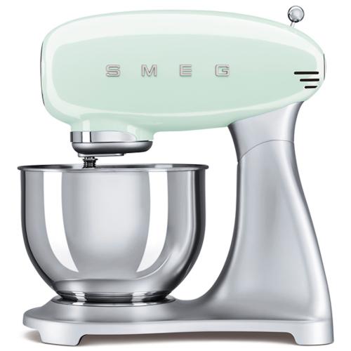 Smeg SMF01PGUS 50's Retro Style Tilt-Head Stand Mixer with 5 Quart Stainless Steel Bowl, Pastel Green