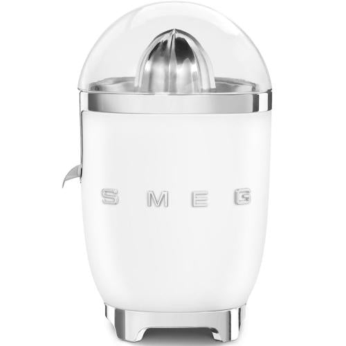 Smeg CJF01WHMUS 50's Retro Style Citrus Juicer with Automatic Start/Stop Function, Matte White