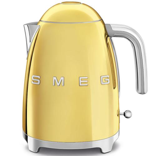 Smeg KLF03GOUS 50's Style Electric Kettle with Premium Gold Finish, 1.7 Liter Capacity