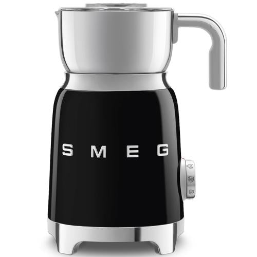 Smeg MFF01BLUS 50's Retro Style Automatic Milk Frother and Hot Chocolate Maker, Black