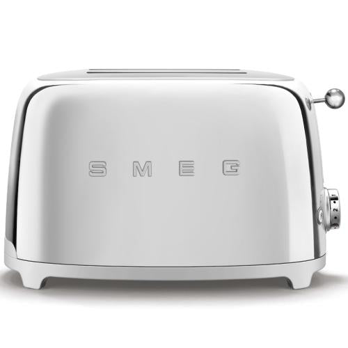 Smeg TSF01SBMUS 50's Retro Style 2-Slice Toaster with Matte Black Finish