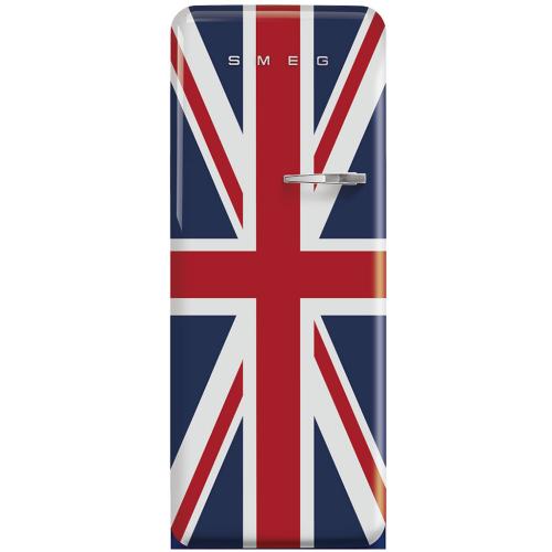 Smeg FAB28UUJL1 FAB28 50's Retro Style Refrigerator with Left-Hinge Door, Union Jack Design